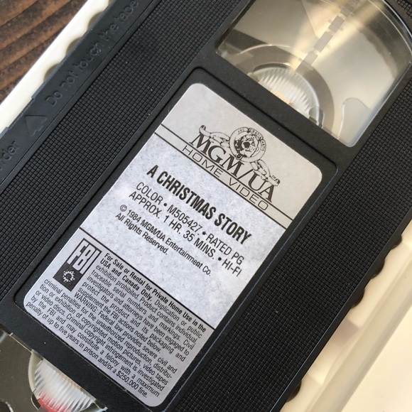 80s movie A CHRISTMAS STORY VHS MOVIE - Picture 2 of 2